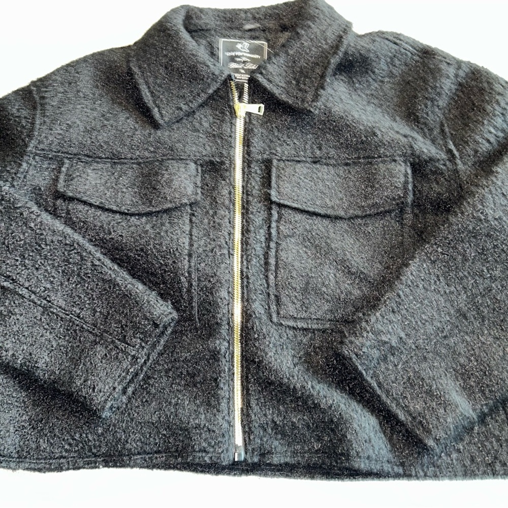 Sioni Women's Black Teddy Jacket - Picture 5 of 7